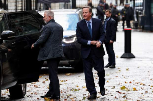 Fostul premier britanic David Cameron intră în Guvernul Sunak ca ministru de Externe