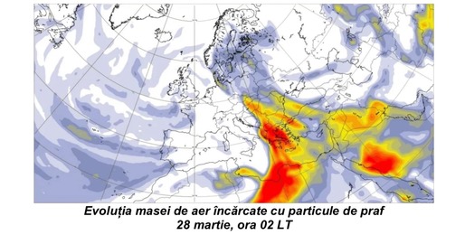 Nor de praf saharian în România. Ce regiuni vor fi afectate