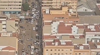 VIDEO Imagini aeriene indică distrugerile provocate de inundațiile din Spania: Poduri prăbușite, mașini îngrămădite, case avariate