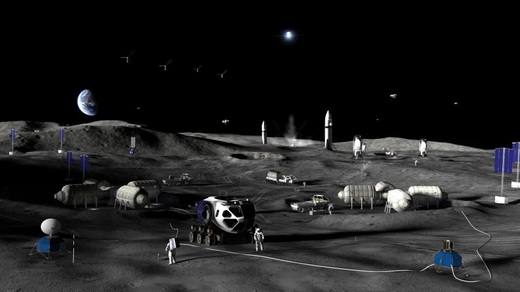 VIDEO NASA va construi pe Lună o bază de „sute de kilometri pătrați”