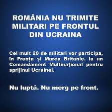 Președinția reacționează la FAKE NEWS: România nu trimite militari pe frontul din Ucraina!