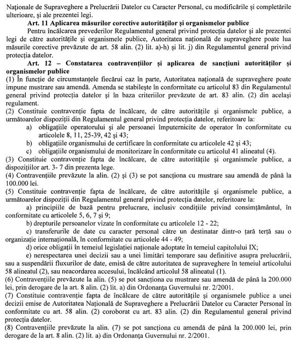 DOCUMENT Regulile pregătite în România pentru GDPR: Angajatorii vor monitoriza angajații doar după informare prealabilă, firmele vor alege un responsabil, amenzile pentru instituții publice vor fi limitate la 200.000 lei 