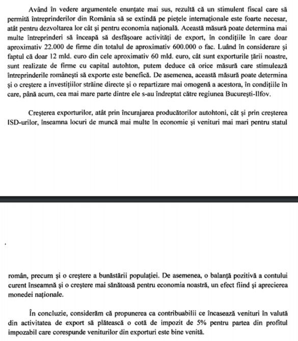 Extras din expunerea de motive a proiectului de lege Extras din expunerea de motive a proiectului de lege