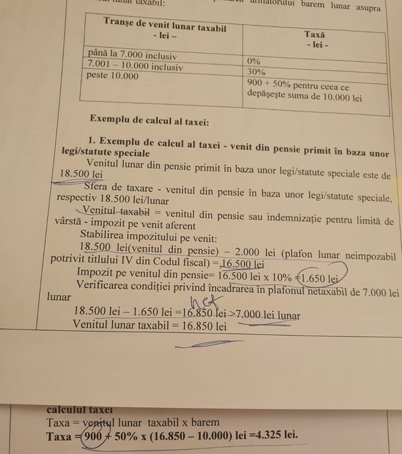 DOCUMENT Pensiile speciale ale lui Iliescu, Constantinescu, Băsescu și Iohannis scapă de noile impozite ridicate. Cum vor fi calculate noile impozite