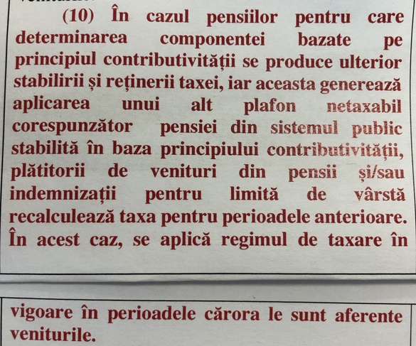 Taxarea suplimentară a pensiilor speciale - adoptată de Senat. Este scutită contributivitatea. Foștii șefi de stat nu scapă