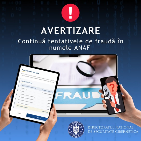 Fraudă în România cu imaginea ANAF - FOTO