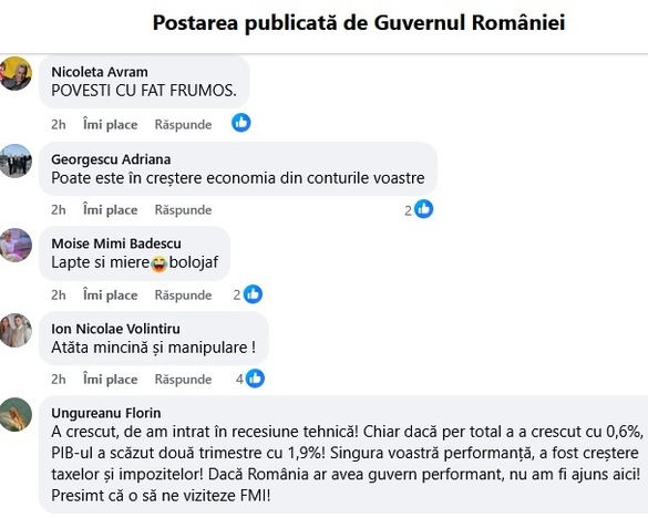 FOTO Guvernul își enervează urmăritorii de pe Facebook anunțând că