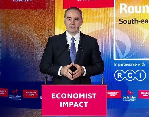 VIDEO Ministrul Finanțelor: Adevăratul test pentru România este să mențină țintele de deficit, protejând în același timp cetățenii și companiile de șocuri majore și evitând capcana populistă - Conferința The Economist, cu Profit.ro partener