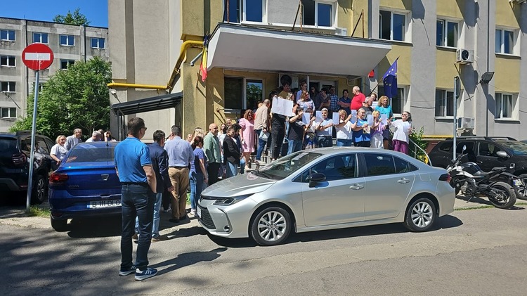 FOTO Proteste la Autoritatea Vamală Română. Nemulțumiri legate de efectele legii salarizării
