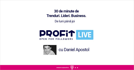 Profit.ro lansează astăzi Profit Live, primul invitat este viceguvernatorul BNR Bogdan Olteanu