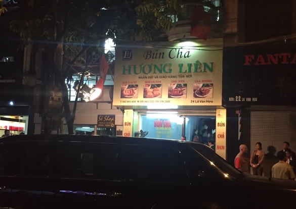 Micul restaurant din Hanoi în care a mâncat Obama Sursa foto:Twitter/Carol Lee