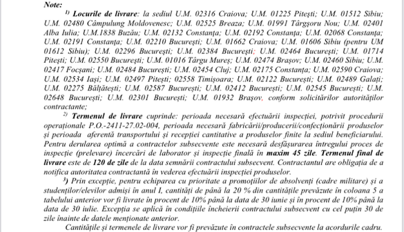 DOCUMENT Marea Înnoire: Armata își cumpără uniforme de luptă și încălțăminte de sute de milioane de lei