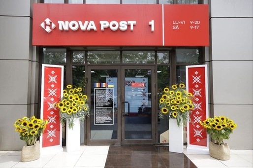 Nova Poshta, cel mai mare operator poștal privat din Ucraina, trimite în România aproape un milion de euro