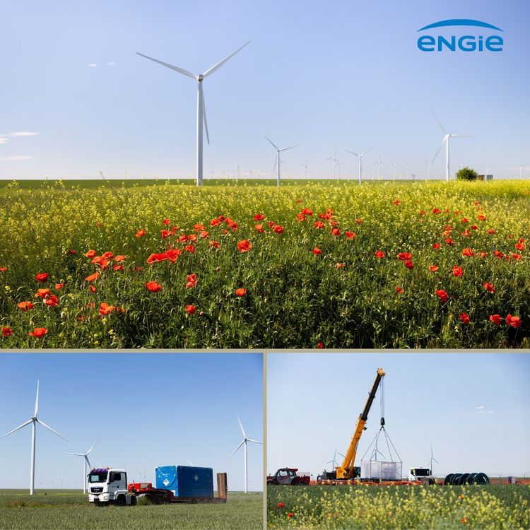 FOTO ENGIE anunță în România o premieră. Primul proiect hibrid din Europa al grupului, care integrează producția de energie eoliană și stocarea energiei în baterii