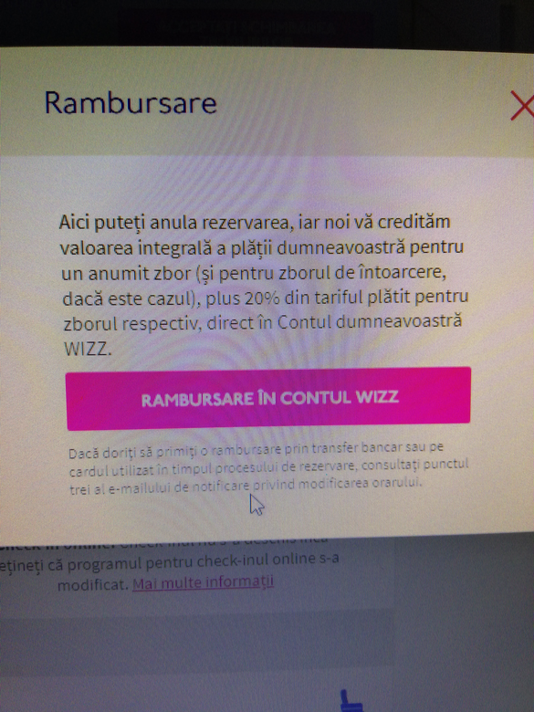 FOTO Inedit - Soluție Wizz Air pentru clienții cărora le-a anulat cursa București-Cluj: îi trimite la Londra chiar dacă aceștia nu și-au propus să plece în Marea Britanie UPDATE Explicațiile Wizz Air