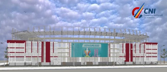 FOTO Cum vor arăta stadioanele Steaua, Rapid și Arcul de Triumf, renovate pentru Campionatul European. Stadionul Dinamo - în pericol să nu fie finalizat până în 2020