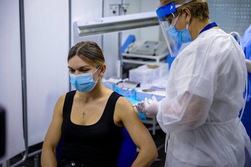 VIDEO Simona Halep s-a vaccinat anti-Covid 19