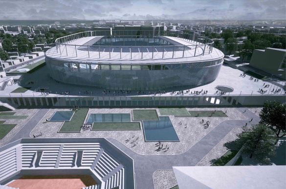 FOTO Un nou stadion modern, cu numele Hagi, va fi construit în România. Cum va arăta arena de peste 100 de milioane de euro