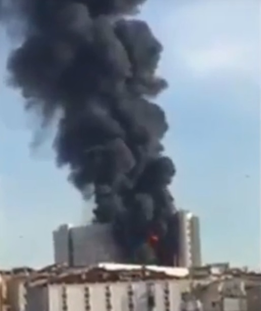 Incendiu puternic într-un spital din Istanbul