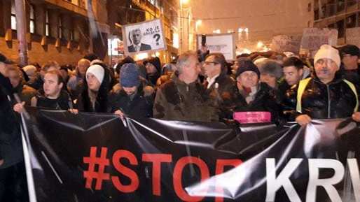 VIDEO Mii de persoane au participat la proteste antiguvernamentale în Serbia