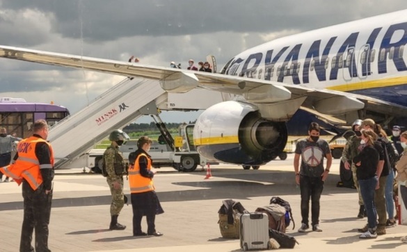FOTO Avion Ryanair deturnat spre Minsk, la ordinul președintelui Alexandr Lukașenko