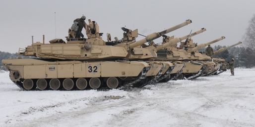 Polonia cumpără 250 de tancuri de luptă americane de tip Abrams, în valoare de peste cinci miliarde de euro