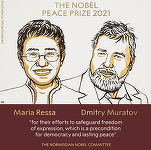 Jurnaliștii Maria Ressa din Filipine și Dmitri Muratov din Rusia, distinși cu Premiul Nobel pentru pace
