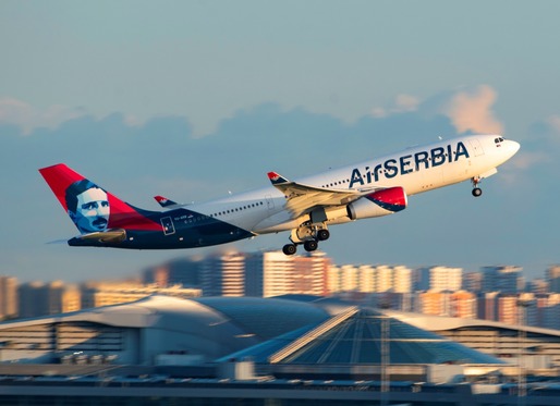 Compania aeriană de stat „Air Serbia” și-a anulat toate zborurile spre și dinspre Rusia