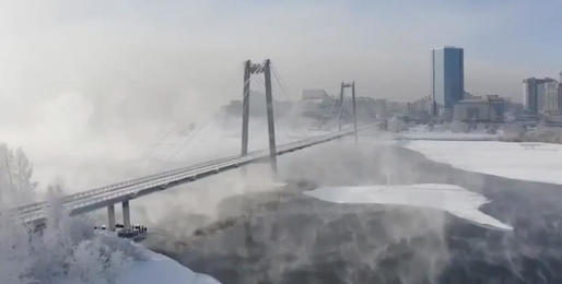 VIDEO Cum își imaginează rușii că va arăta iarna în Europa: Gaz tăiat și imagini apocaliptice cu orașe înghețate, filmate în Rusia