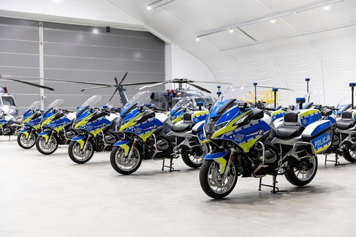 BMW a dat lovitura în Polonia: Poliția cumpără sute de motociclete germane, cu peste 10 milioane de euro. Poliția Română vrea să cumpere doar 75