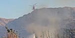 VIDEO Pompierii greci se luptă cu incendii ample de vegetație pe insula Chios.16 sate au fost evacuate