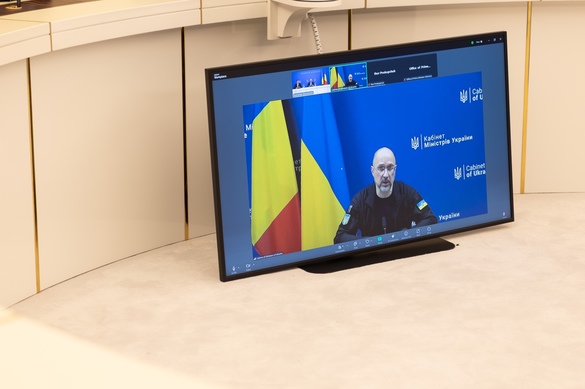 FOTO Premierul Bolojan a discutat cu omologul său ucrainean Denys Shmyhal