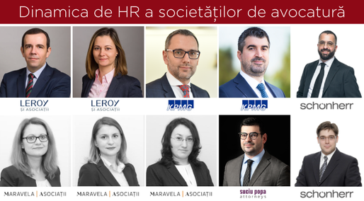 Dinamica de HR a societăților de avocatură în primele luni ale anului 2019: recrutări și promovări în cadrul Leroy și Asociații, Maravela|Asociații, KPMG Legal România, Schoenherr, Suciu Popa - Partea a II-a