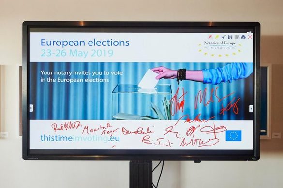 Consiliul Notariatelor din Uniunea Europeană se alătură campaniei de susținere a alegerilor europarlamentare