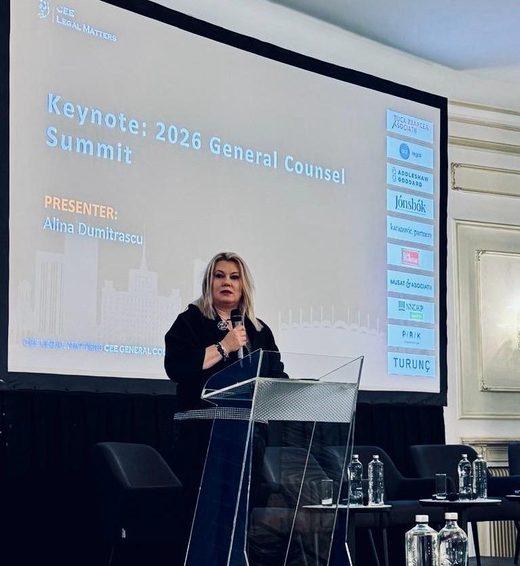 Alina Dumitrașcu, Keynote Speaker la CEE GS Summit: “Profesia de avocat are nevoie de optimism, inovație și ambiție”!