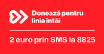 Susține-i pe cei din linia întâi cu un simplu SMS