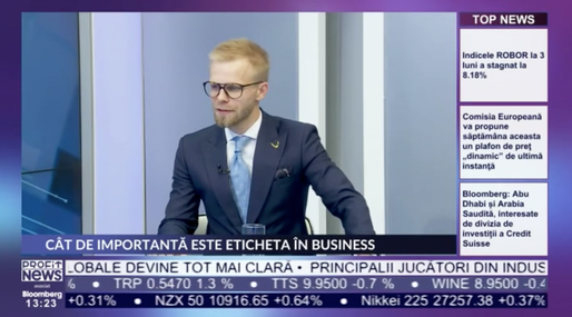 PROFIT NEWS TV Alexandru Drăgan, co-fondator SARTO bespoke: Ținuta e foarte importantă pentru o întâlnire de business. Transmite, în primul rând, încredere