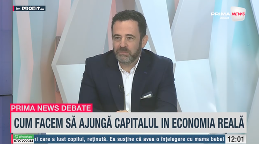 Profit.ro TV&Prima News Debate  - Rudi Vizental, CEO Roca Investments: Avantajul nostru competitiv nu mai este prin această diferență de salarii între Est și Vest. Ca fondurile de investiții să se dezvolte local, e întrebarea cu oul și găina