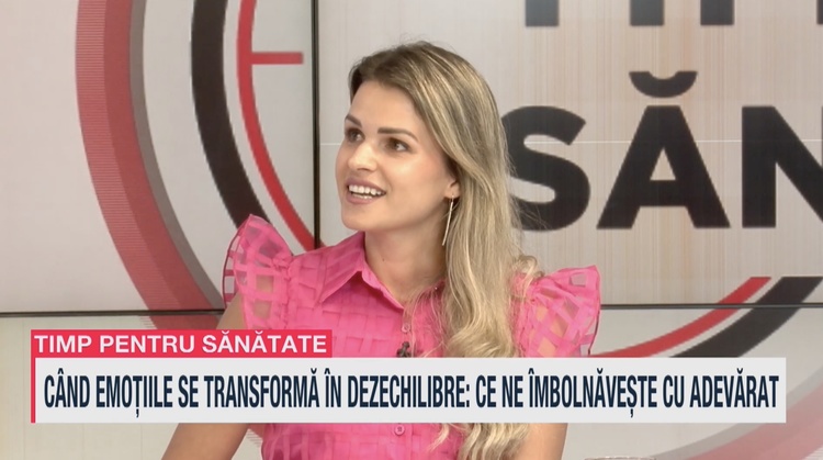 Mihaela Ciobanu, psiholog: Controlul emoțional înseamnă cunoașterea și validarea emoției, nu ascunderea ei / Raluca Diclu, terapeut: Diferența între o boală acută și una cronică o face tiparul
