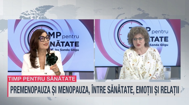 Prof. Univ. Dr. Monica Cîrstoiu: Sexualitatea nu dispare odată cu instalarea menopauzei / Prof. Univ. Diana-Loreta Păun: Femeia la menopauză trebuie să facă sport. Eu recomand pacientelor mele să-și ia un cățel