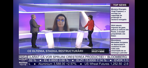 Dezbaterile PROFIT NEWS TV – Lăcrămioara Diaconu, CE Oltenia: Vom încerca să accelerăm proiectele de centrale noi. Posibil să plătim pe CO2 cât în ultimii 2 ani cumulat