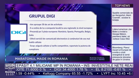 VIDEO - PROFIT NEWS TV Maratonul Made in Romania - DIGI: Digitalizarea și serviciile 5G vor aduce noi oportunități de dezvoltare atât din punct de vedere economic, cât și social