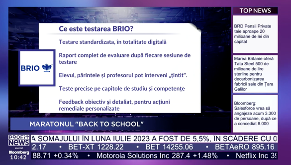 Maratonul Back to School la Profit News TV – Gabi Bartic, CEO Brio: Sistemul românesc de educație nu are standarde, nici de predare și nici de evaluare. Frica nu ne folosește în educație