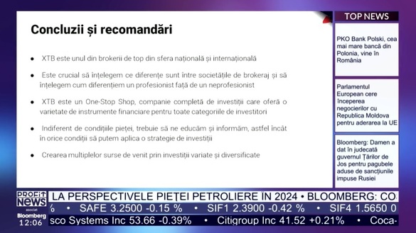 VIDEO PROFIT NEWS TV - Maratonul de Educație Financiară. Radu Puiu, XTB: Este nevoie de noi listări la BVB; investitorii români sunt conservatori, dar asta arată și maturitate