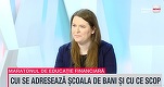 VIDEO Profit.ro - Maratonul de Educație Financiară. Claudia Oprescu, BCR: Oricâte campanii generice ai face, nimic nu poate bate interacțiunea între un specialist și cineva care-și dorește realmente să învețe