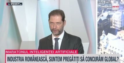 VIDEO Maratonul Profit “Inteligența artificială în economie” - Ediția a II-a: Răzvan Copoiu, Enevo: România a cam pierdut trenul la ″fabrici și uzine″, dar stă foarte bine la software și AI
