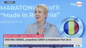 VIDEO Europa are nevoie de modele. Cristina Chiriac, președinte CONAF: Nu sunt neapărat acelea care au zeci de milioane de euro în cont. Ceea ce lipsește este validarea - Maratonul Profit.ro „Made in Romania”