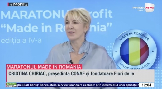 VIDEO Europa are nevoie de modele. Cristina Chiriac, președinte CONAF: Nu sunt neapărat acelea care au zeci de milioane de euro în cont. Ceea ce lipsește este validarea - Maratonul Profit.ro „Made in Romania”