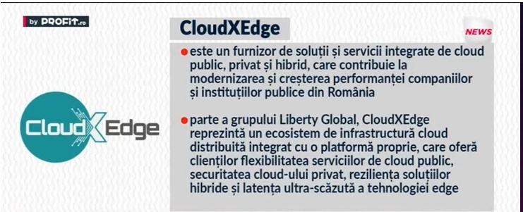VIDEO Doar între 15% și 20% dintre companiile din România pot fi considerate digitalizate. Mihnea Rădulescu, CEO CloudXEdge: Nu trebuie să scoți zeci de mii de euro pentru servere și infrastructură - Maratonul Profit.ro Infrastructură Digitală & Cloud