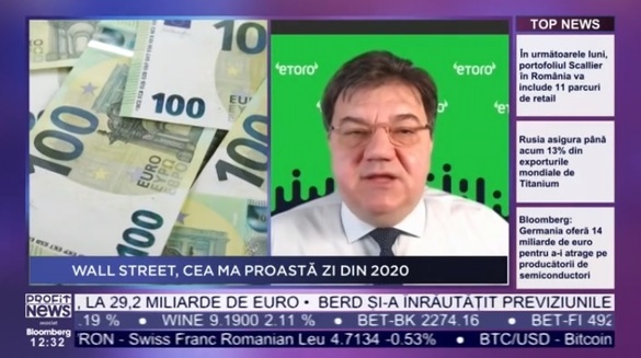 VIDEO PROFIT NEWS TV Bogdan Maioreanu, analist eToro: Anxietate pe piețe. Efectele inflației ridicate încep să se vadă
